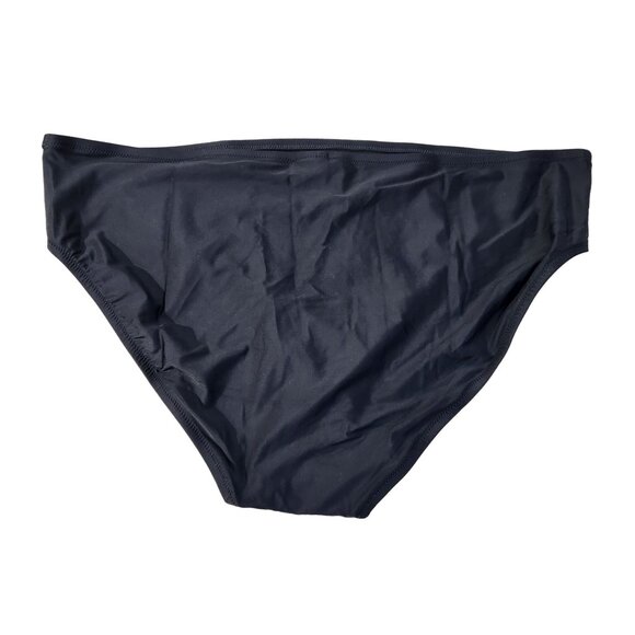 J. Crew Black Full Coverage Bikini Briefs New With Tags Womens Size 2X - Picture 2 of 16